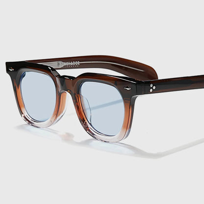 Luksusowa marka, designerskie, klasyczne okulary przeciwsłoneczne z acetatu w kolorze żółwiowym, męskie okulary w stylu retro, modne okulary męskie do noszenia na świeżym powietrzu, 148 mm