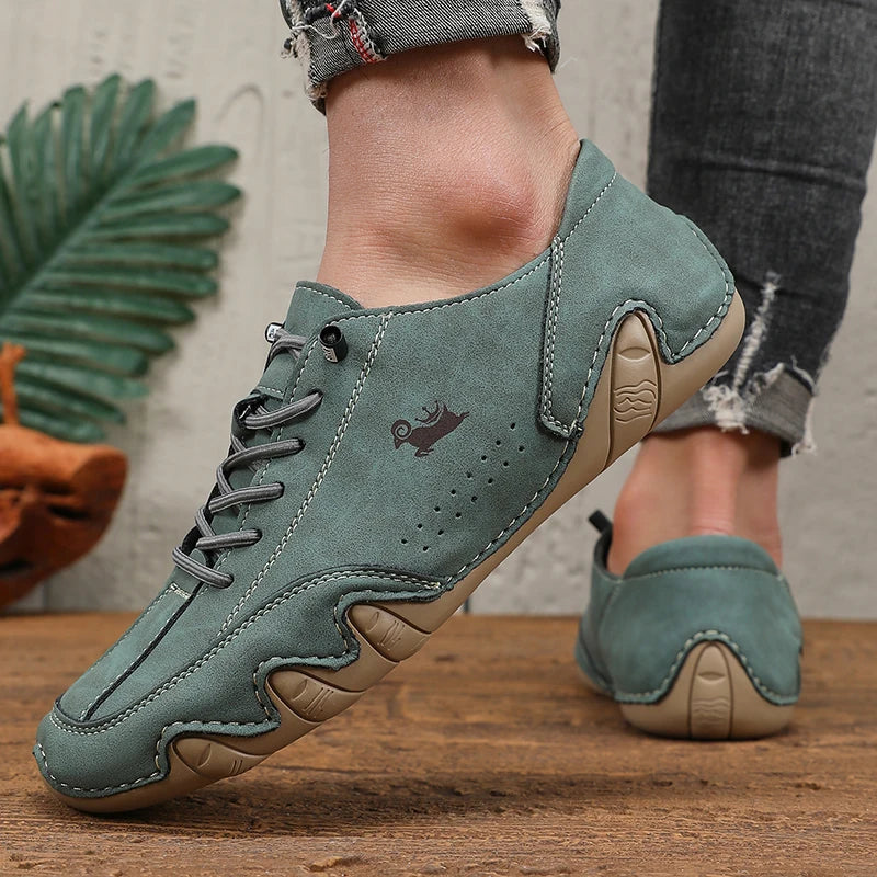 Men's Fashion Brand Loafers Soft-Soled Comfortable Casual Walking Shoes Breathable Sports Tennis Outdoor Driving Shoes