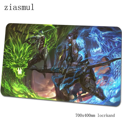 Alfombrilla para ratón Overwatch, elegante tapete para ordenador 70x40cm, alfombrilla gaming grande XL para ratón y teclado, juegos PC gamer y escritorio
