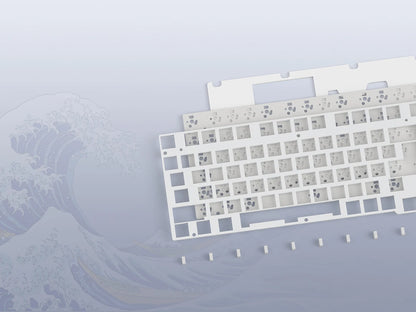 womier SK80 Gasket Mounted Mechanical Keyboard 81 Key Gamer Keyboard 75% Hot Swap RGB Gaming Keyboard with Smart Display for PC