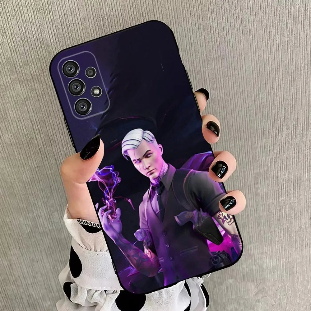 R-Royales F-Fortnites Phone Case For Samsung Galaxy A20, A21s, A22, A31, A32, A52, A53, A72, 73, A80, A91 Soft Black Cover
