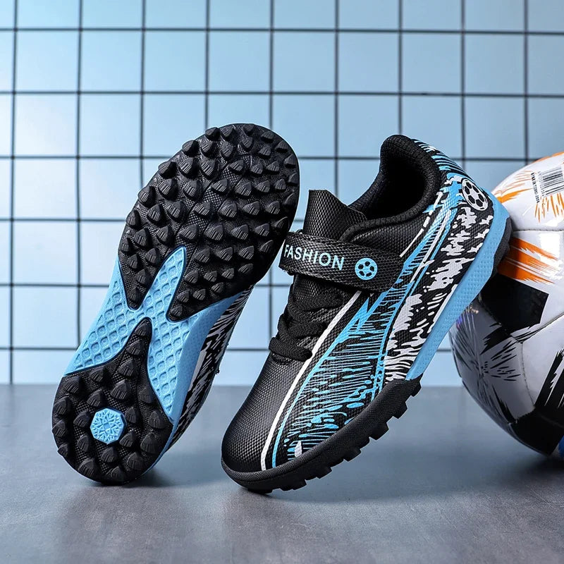 Chaussures de football pour hommes, légères, antidérapantes, crampons de football TF, chaussures de sport pour garçons, chaussures de terrain synthétique, chaussures de futsal pour l'extérieur, chaussures de sport.