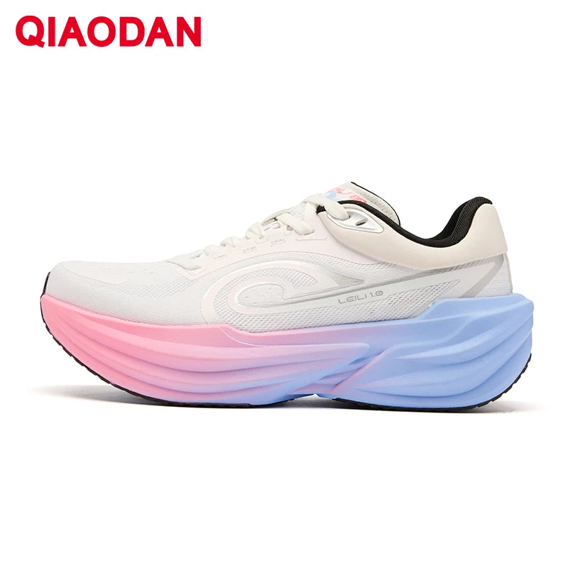 QIAODAN TG1.0 Women’s Marathon Running Shoes 2026 New Platform Racing Shock Absorption Soft Long Distance Sneakers QDB022253285