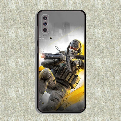 COD Call Of Duty Ghosts Phone Case For Samsung S23,23,22,30,21,10,9,Note20 Ultra,Lite,Ultra,5G,Plus,FE,Black Soft Case