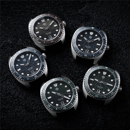 IXDAO IPOSE 2026 New Men's Automatic Mechanical Watch Poseidon Pattern Diving Watch 20Bar Stainless Steel BWG-9 Reloj Hombre