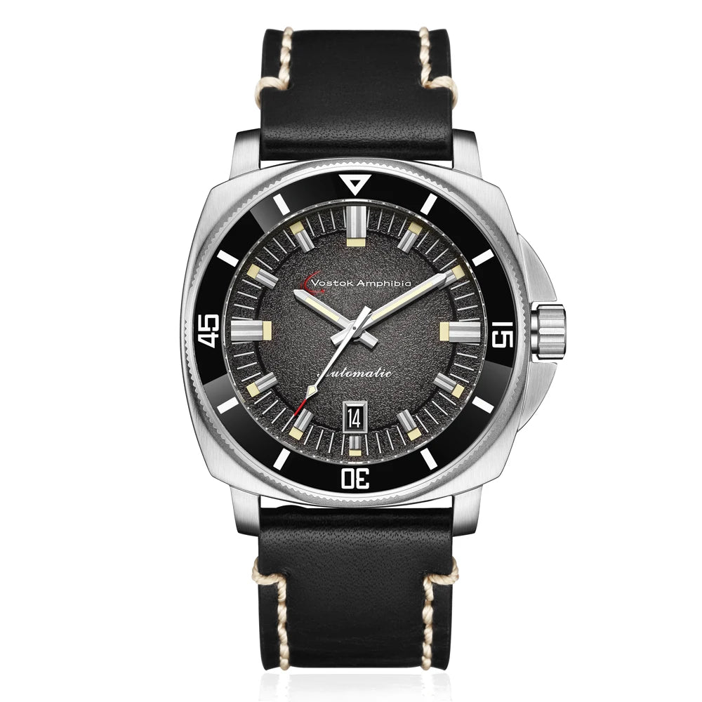 Vostok Amphibia Automatic Watches Men Mechanical NH35 Sapphire Steel Luxury Big Case Timepieces Clock Male Branded Hour Uhr