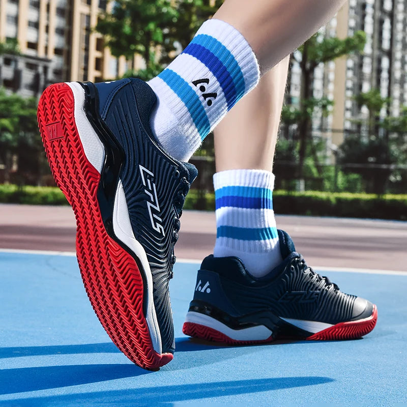 Men’s and Women’s Badminton Shoes Anti-Slip Table Tennis Sneakers Outdoor Professional Athletic Sports Trainers