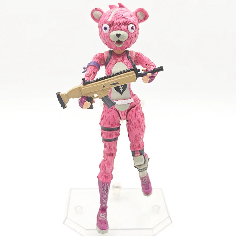 Game Fortnite Raptor Black Knight Skull Trooper Premium Cuddle Team Leader MogulMaster Action Figure Room Decoration Toys Gift