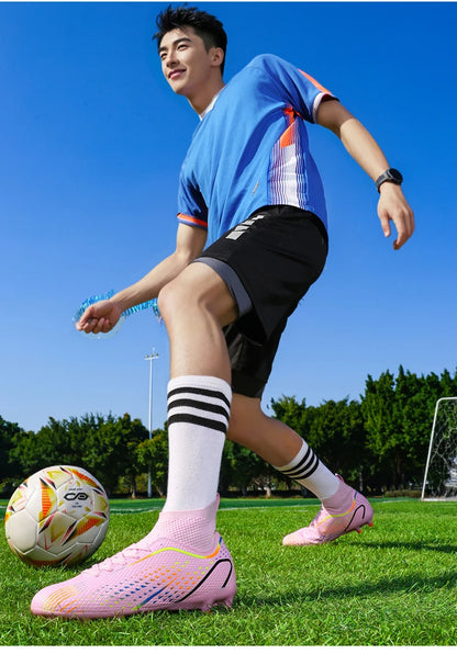 Miesten jalkapallokengät, ammattilaisjalkapallokengät, tekonurmikengät, futsal-kengät, nurmikengät, unisex-kengät, ulkoiluharjoittelukengät, jalkapallokengät, luistamattomat, hengittävät