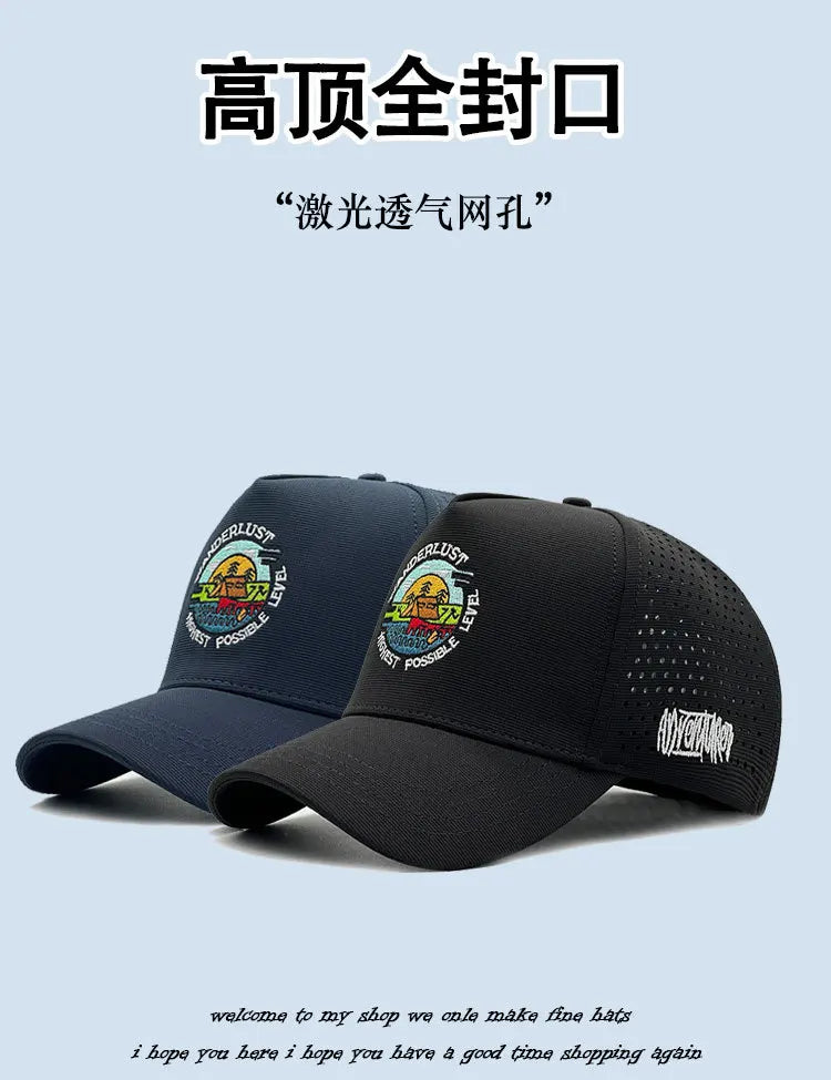 Big Size Closed Back Baseball Caps Mesh Breathable Trucker Caps for Big Heads Men Extra Large Head High Top Sports Cap 60cm 65cm