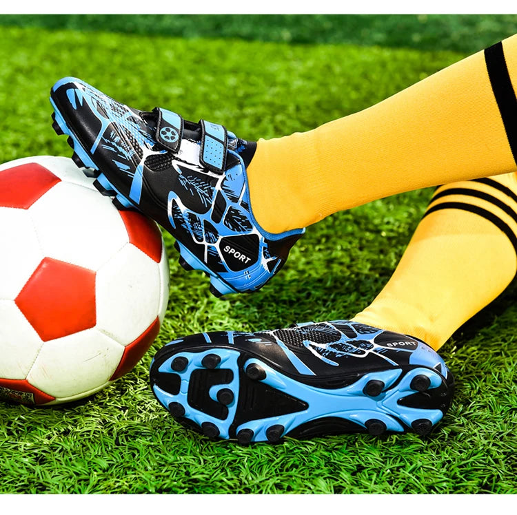 Chaussures de football pour enfants FG/TF, bottes de football pour garçons, crampons d'extérieur, crampons de futsal, chaussures de sport d'entraînement, taille 33-38