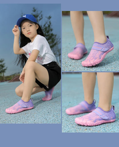 New children's boys and girls beach quick diving shoes, Qianjiang swimming shoes, indoor fitness floor shoes, bathroom shoes, sizes 29-38