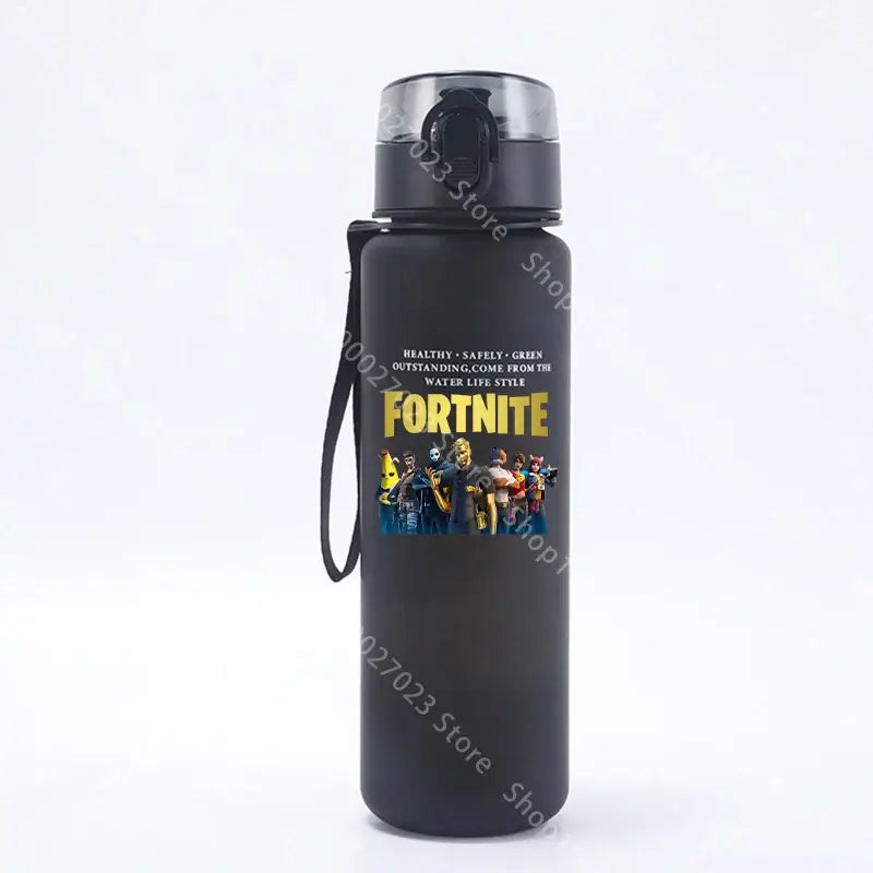 650ML Fortnites Sports Water Bottle Kawaii Motivational Leak Proof Portable Reusable Cups Outdoor Travel Gym Jugs New Cute Gifts