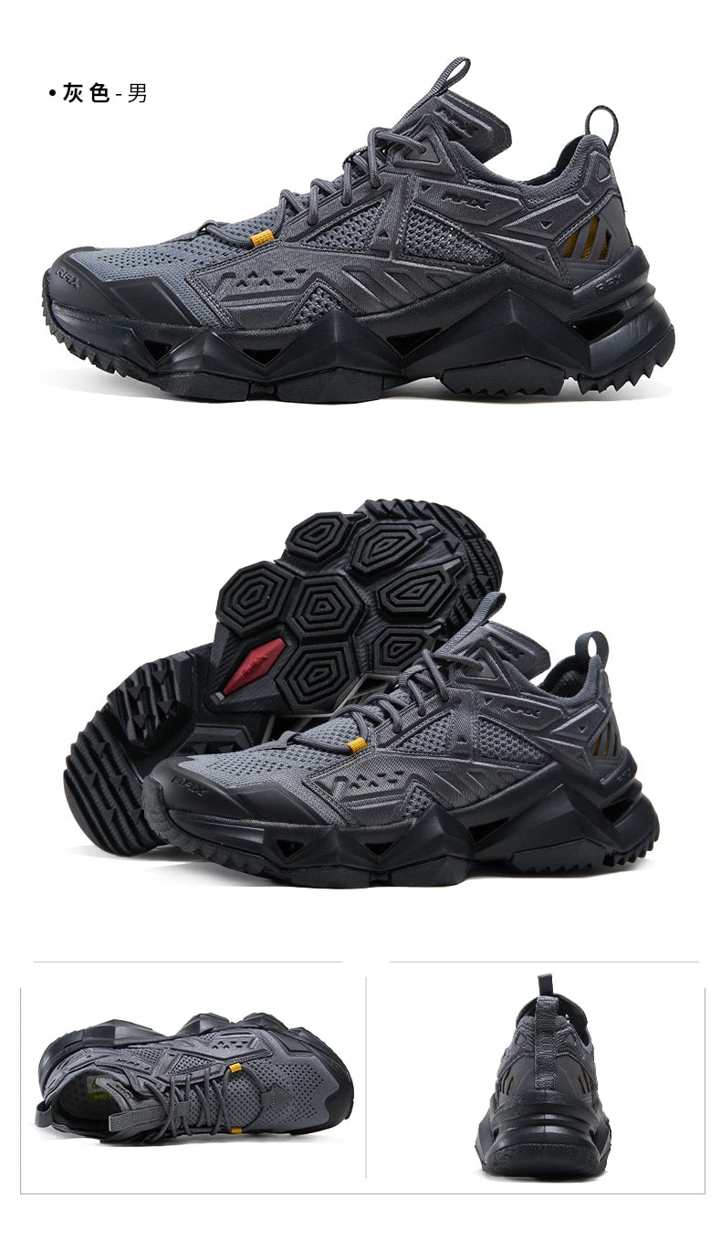 Rax Men's Hiking Shoes Breathable Hunting Boots Outdoor Sports Mesh Sneakers Lightweight Mountain Casual Trekking Shoes for Men