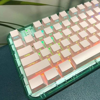 131 Keys Side engraving backlit Keycaps For Cherry MX Switch Mechanical Keyboard OEM Profile ABS Keycap Personality key Caps DIY