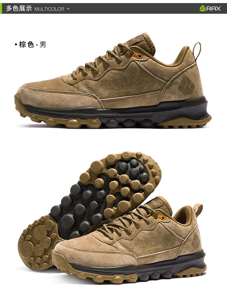RAX Outdoor Breathable Hiking Shoes for Men Lightweight Walking Trekking Wading Shoes Sport Sneakers Men Outdoor Sneakers Male