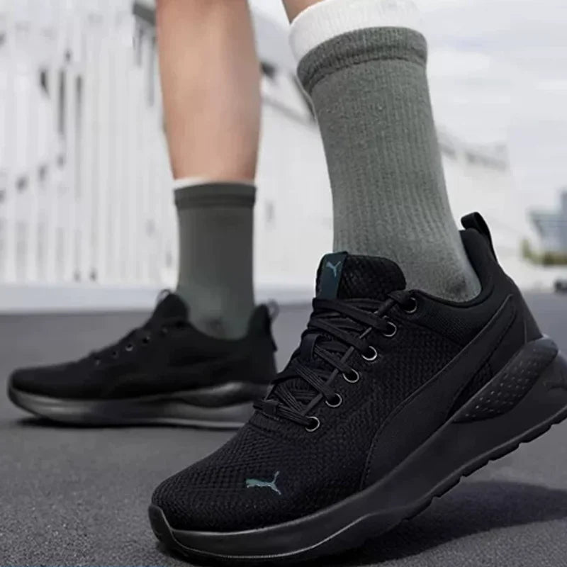 PUMA 371128-01 Chaussures de course unisexes noires d'été, respirantes, légères, décontractées, baskets de sport pour hommes et femmes