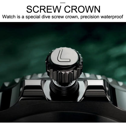 LOREO Original Men's Business Watch 20ATM Waterproof Wristwatch Top Brand Casual Sport Seagull Automatic Mechanical Watch Men