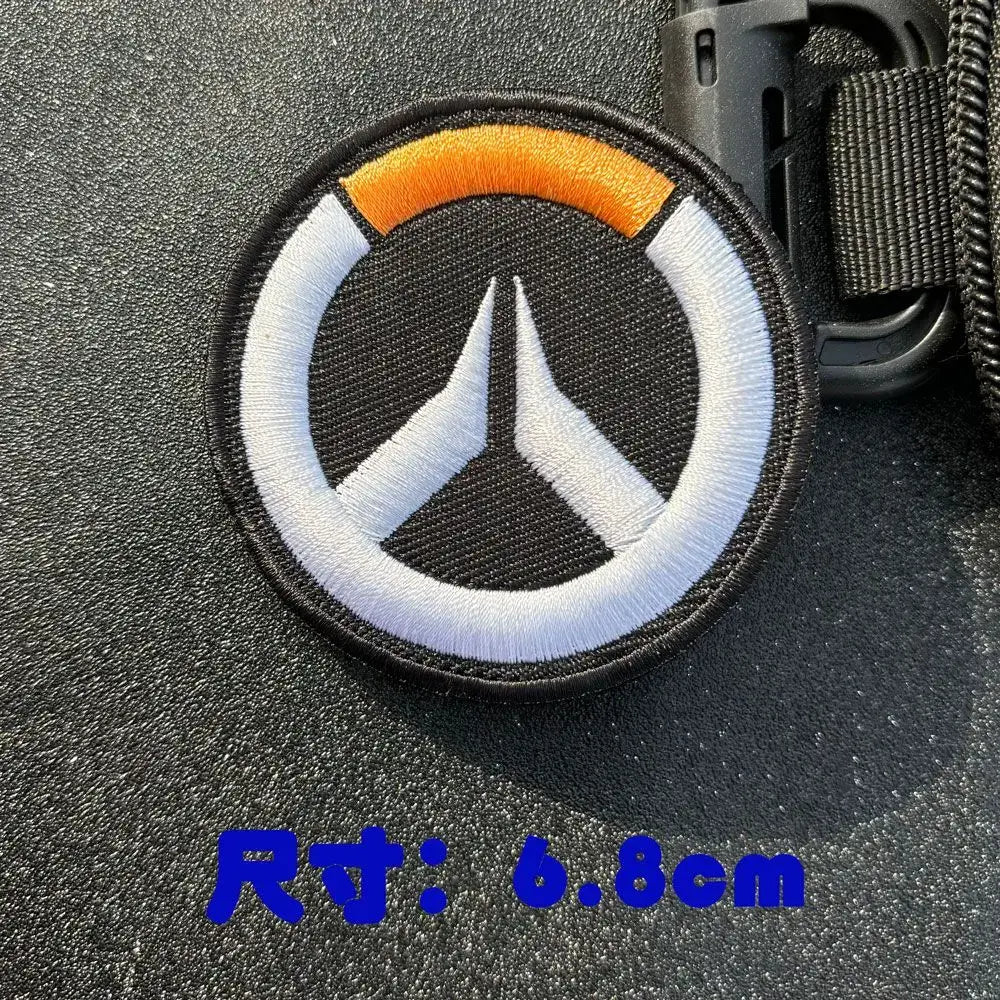 Anime Overwatch DVA Armband Patch Cosplay Backpack Applique Decoration Patches Clothing