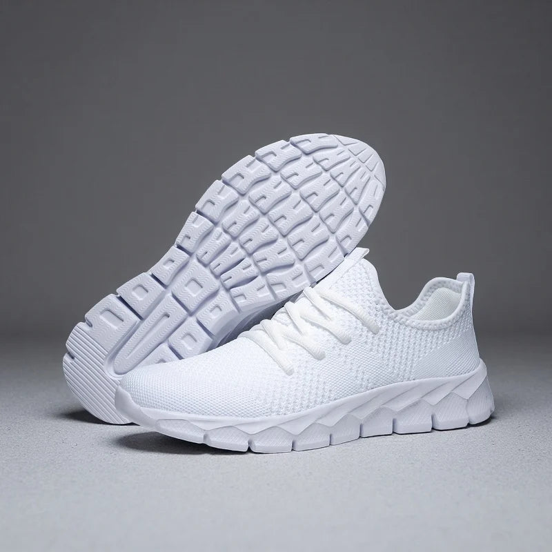 Sneakers til mænd i let mesh, damesko, casual flade sko, løbesko til mænd, bløde tennissko, åndbare herresneakers
