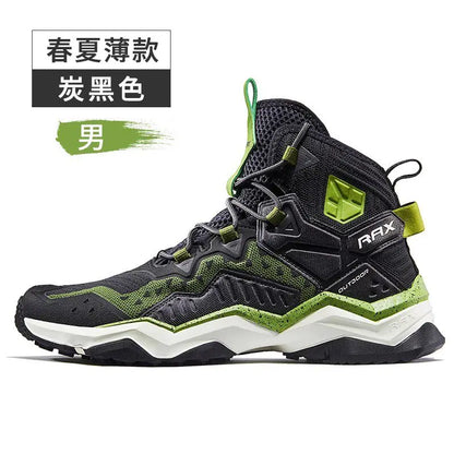 RAX Winter Men's and Women's Hiking Shoes Snow Boots Waterproof Leather Sports Shoes Super Warm Men's Outdoor Work Boots