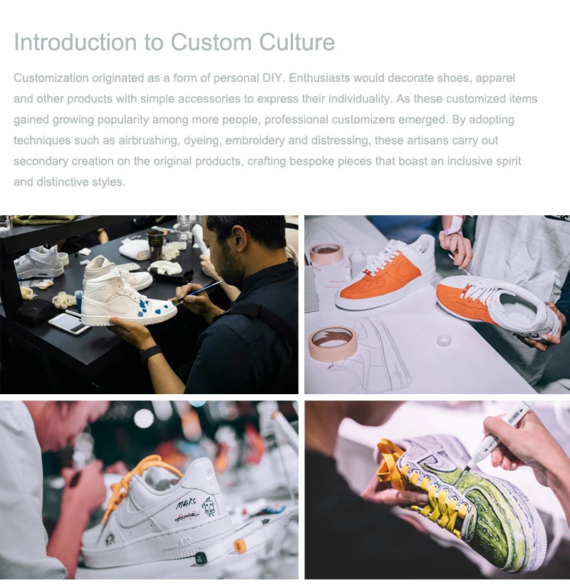 Custom Sneakers Nike Big Cloud Step Hand-Painted Oriental Tie-Dye Sneakers with Gift Bag Unisex