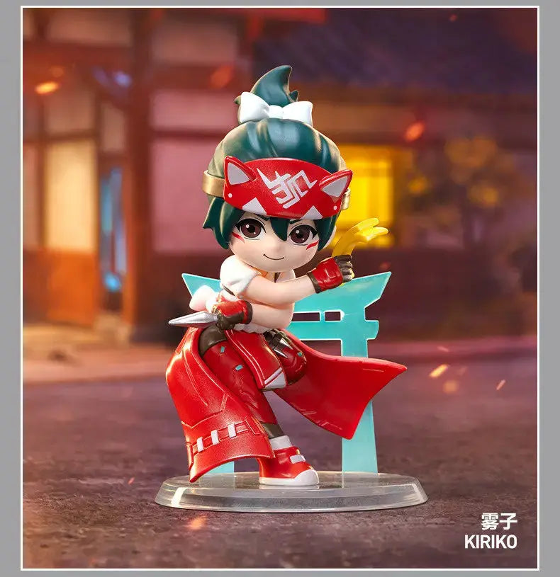 POP MART Genuine Overwatch Play Of The Game Series Blind Box PVC Collectible Figurines Desktop Ornaments Girl Toy Model For Fans