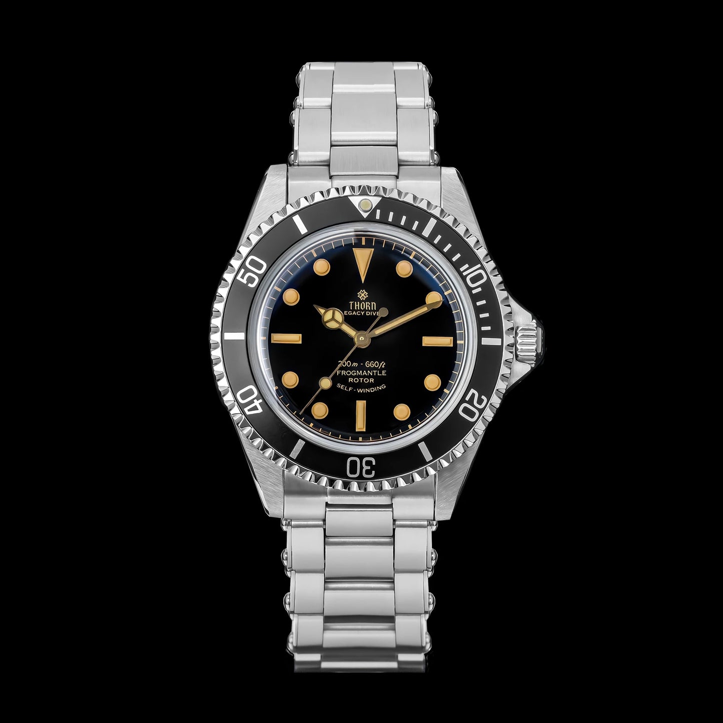 THORN T023 V2 40mm Men's Watch 316 Stainless Steel PT5000 Automatic Movement Mechanical Watch Sapphire 200m Waterproof Wristwatch