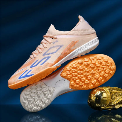 Nouvelles chaussures de football pour hommes, chaussures de futsal d'intérieur antidérapantes, crampons de match de haute qualité, chaussures de football, baskets, chaussures montantes pour terrain gazonné et extérieur