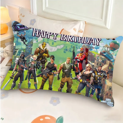 Game F-FORTNITE COOL BRITHDAY cushion cover Rectangle Pillow Case Printing Bedside Sofa Room Home Decoration Pillowcase