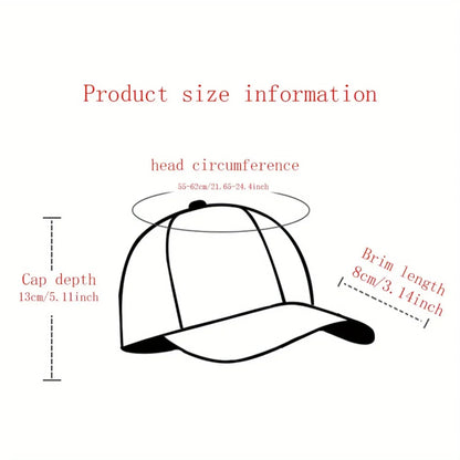 Fashionable And Trendy Outdoor Daily Personalized Casual Versatile Flat Brimmed Baseball Cap Men And Women For Travel Hip-Hop