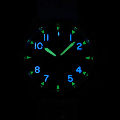 MILITADO Chronograph 39mm Watch BGW-9 Luminous Retro Military 100m Waterproof VK61 Quartz Movement Steel Vintage Men Wristwatch