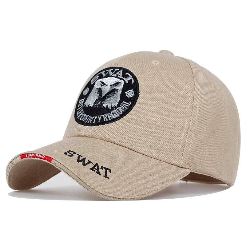Hadsereg sapka férfi hímzett sas fekete baseball sapka férfiak Gorras Para Hombre női snapback csontszínű férfi taktikai sapka