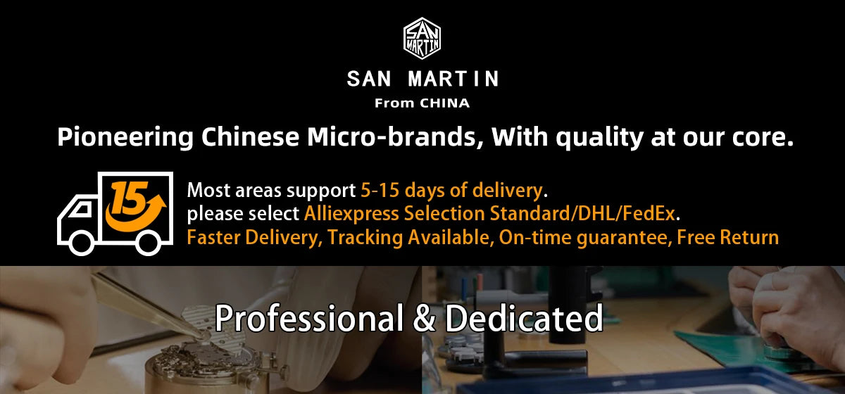 San Martin 39.5mm Tonneau Luxury Men Watch Mineral Dial Casual Sports PT5000 SW200 Automatic Mechanical Sapphire Luminous SN0145