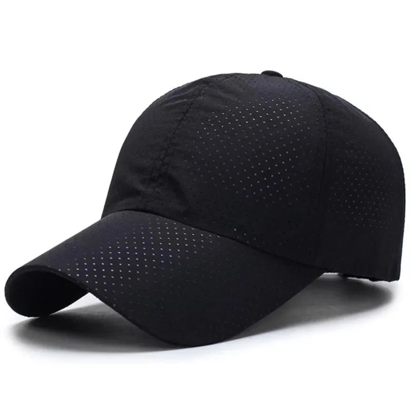 Dry Quickly Sun Cap Woman Outdoors Casual Sport Hat Men Big Size Baseball Cap 60-65cm Adjustable Sun Visor Cap Peaked Cap
