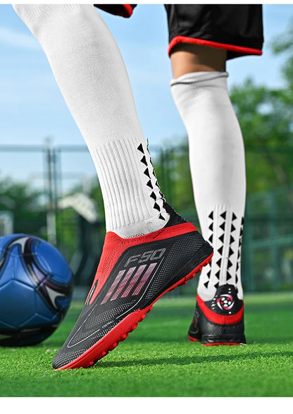 Nouvelles Chaussures de Football pour Hommes, Résistantes au Terrain, Respirantes, de Haute Qualité, Décontractées, Ultralégères, pour l'Extérieur