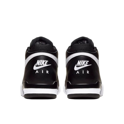 Nike Flight Legacy Mid-Top Retro basketbalschoenen voor heren, zwart/wit, BQ4212-002