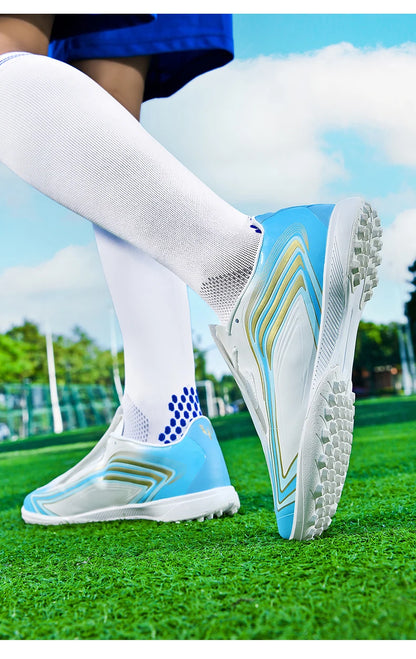 Nouvelles chaussures de football pour hommes, crampons pour femmes, modèle unisexe pour futsal, ultra-légères, TF/FG, chaussures de football professionnelles de haute qualité pour jeunes, baskets.