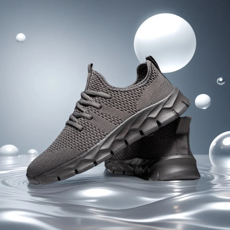 Sneakers til mænd i let mesh, damesko, casual flade sko, løbesko til mænd, bløde tennissko, åndbare herresneakers