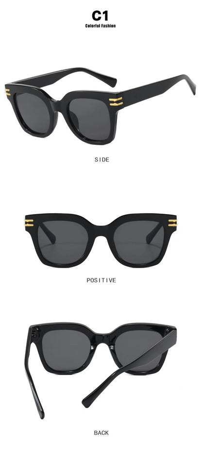 Ochelari de soare pătrați supradimensionați, la modă, de calitate superioară, cu protecție UV, pentru șofat, pentru bărbați și femei, cu personalitate, ochelari unisex