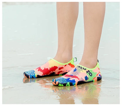 2023Yoga Sports Water Sneakers Unisex Swimming Aqua Seaside Barefoot Slippers Surf Upstream Light Quick-Drying Beach Water Shoes