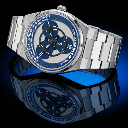 PINDU Design New Stainless Steel Mechanical Watch Men TOP-Luxury Sapphire Mirror Miyota 8215 Movement Waterproof Automatic Watch