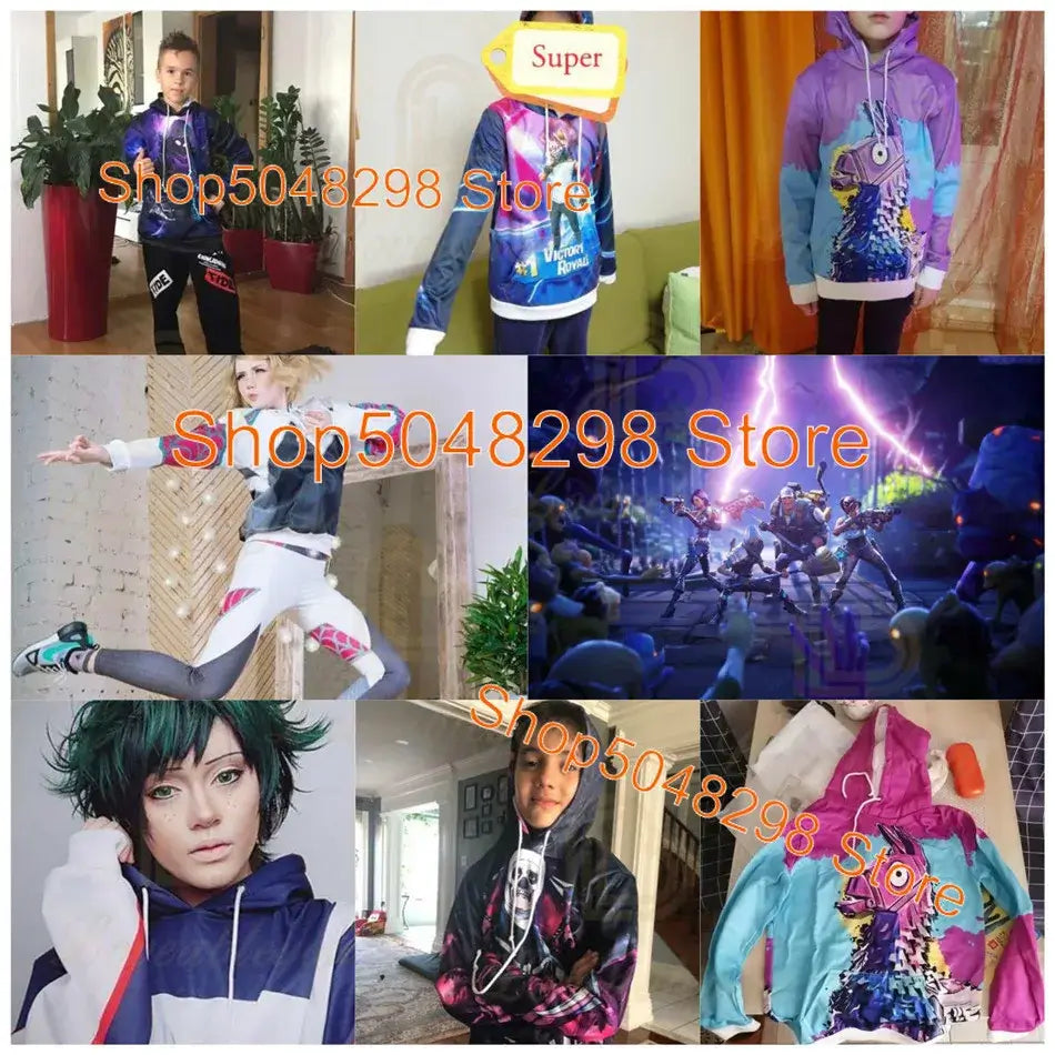 Fortnite Men and Women Victory Children's Wear Battle Royale 3d Swearshirt Boys Girls Clothes Tops Kids T-shirt Hero Teen Tops