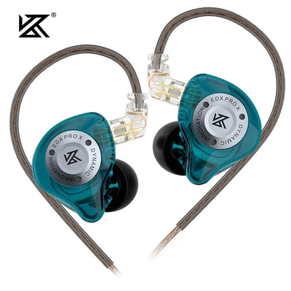 KZ EDX PRO X Wired Earphones HIFI Stereo Bass Earbud Gaming Sport Music Noise Cancelling Headset Detachable Cable