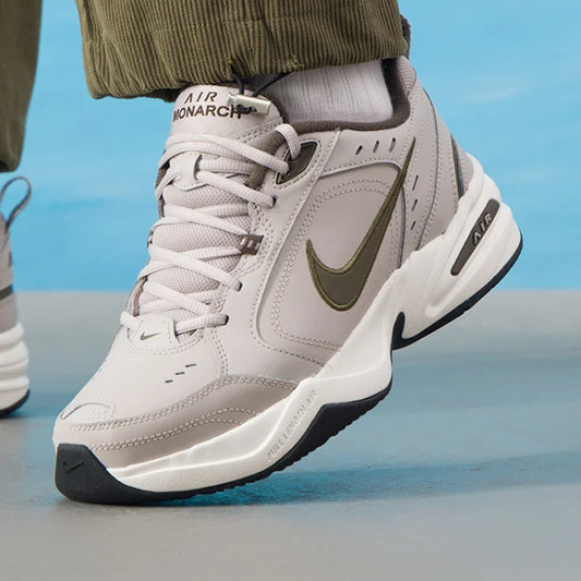 Nike Air Monarch IV miesten ruskeat/harmaat retro-isän kengät, kevään harjoitussneakerit 415445-200