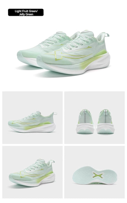 Xtep 2000KM 2.0 Running Shoes for Men, Summer Professional TPU Shock Absorption Sneakers (Suggest Half Size Down) 876219110043