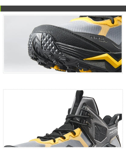 Rax Men's Waterproof Hiking Shoes Breathable Hiking Boots Outdoor Trekking Boots Sports Sneakers Tactical Shoes