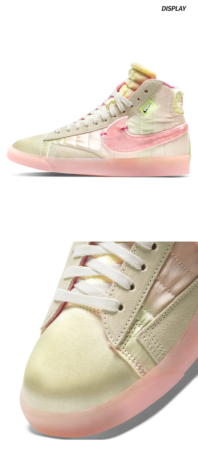 Sapatilhas casuais de cano alto Nike Authentic para mulher, coleção atual, DD8482-163