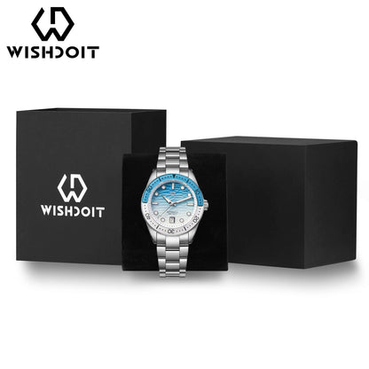 40mm Diver Watch Texture Men's Watches Automatic Mechanical Sapphire Waterproof 150 Meters Luminous Comes With Rubber Strap