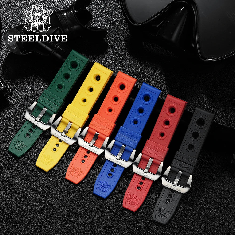 STEELDIVE SD1975 Mens Automatic Watches Men Dive Watch 300m Waterproof Mechanical Wristwatch C3 Luminous Clock Sapphire Mirror